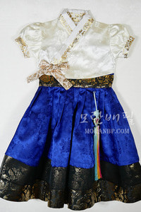 [대여] 물망초 blue (어린이 한복, 합창복, 단체복)